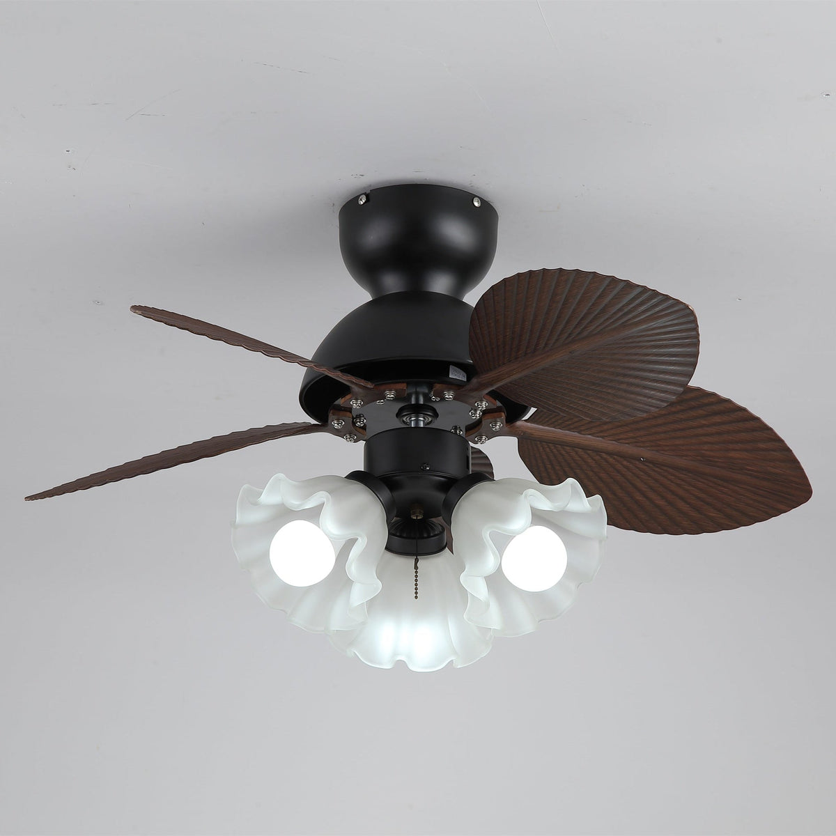Qers ventilatore da soffitto con luce