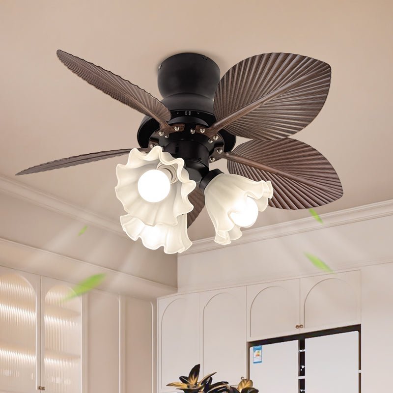 Qers ventilatore da soffitto con luce