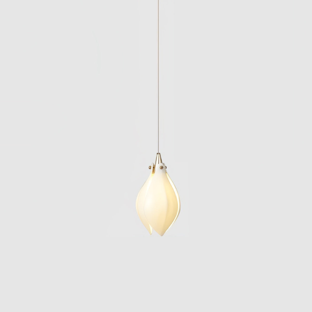 Fioenaya lampada a sospensione in Ceramica bianca con Motivo Florale floreale