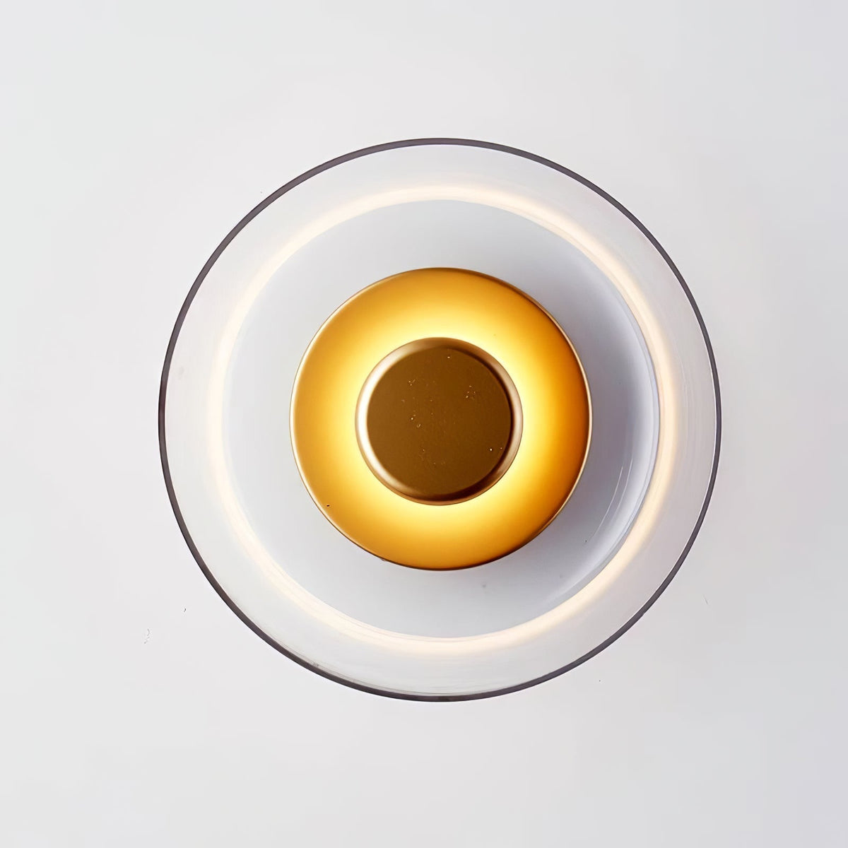 Aether ottone e vetro lampada da parete