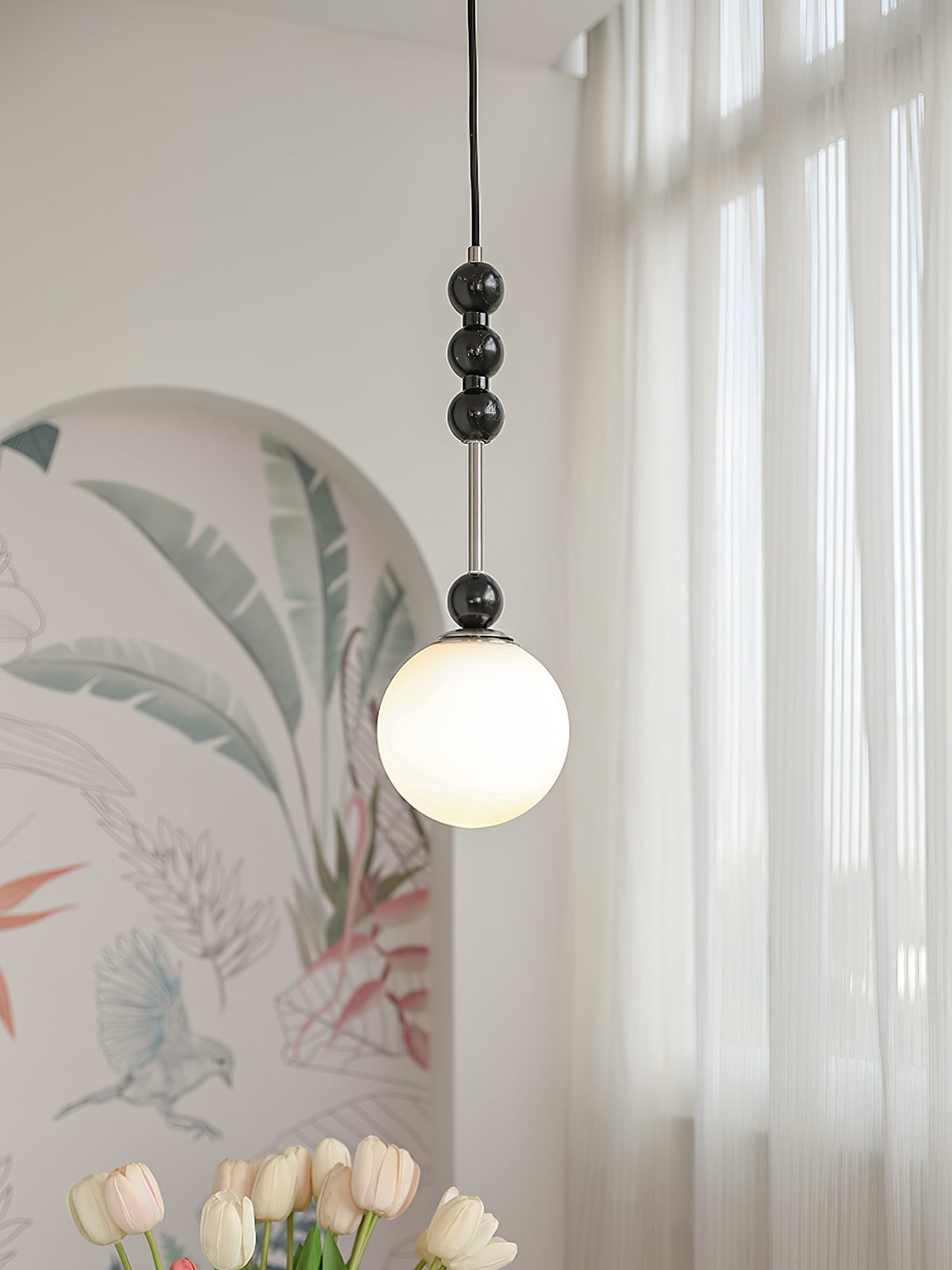 Miraleth lampada a sospensione minimalista in legno