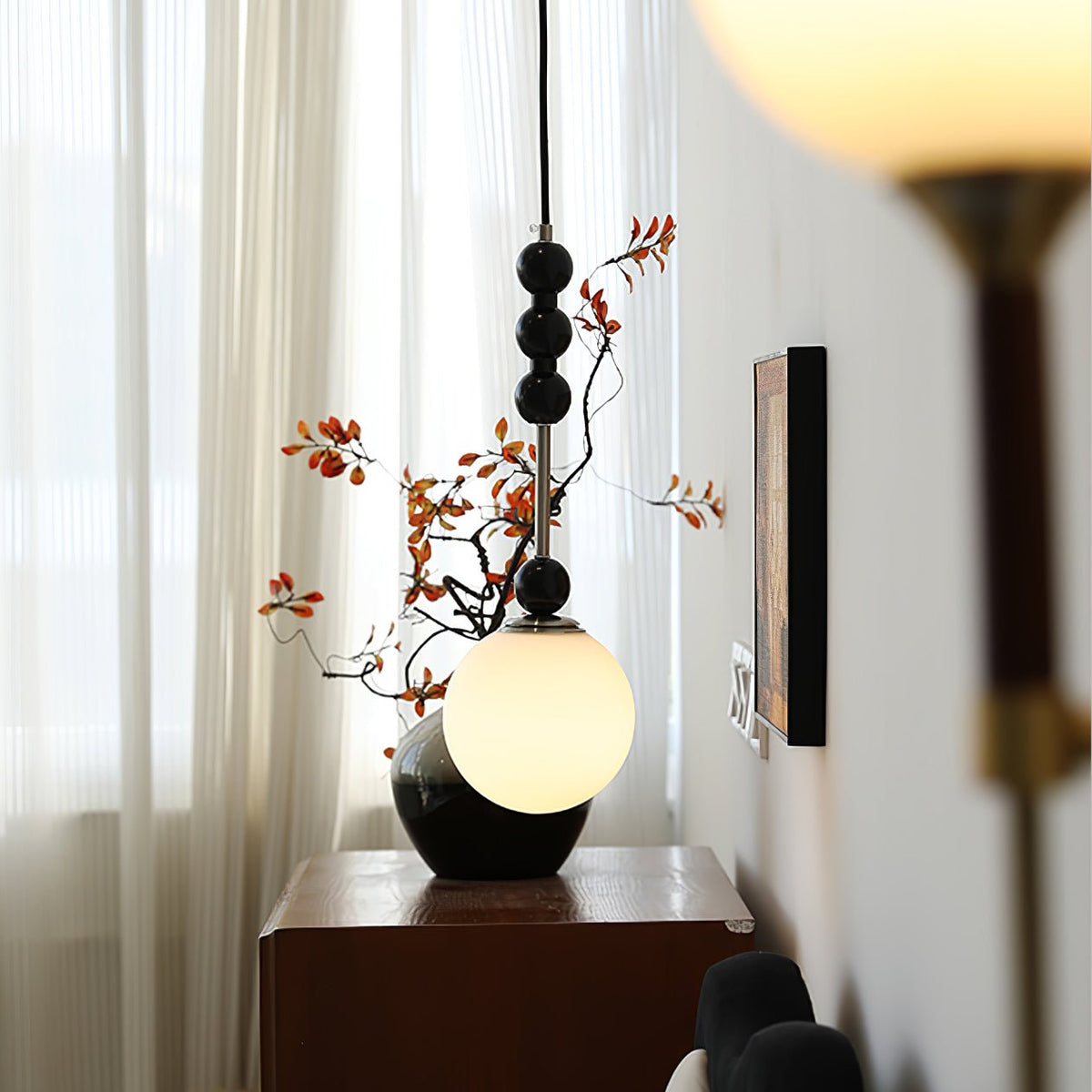 Miraleth lampada a sospensione minimalista in legno