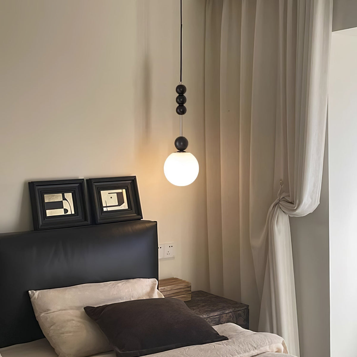 Miraleth lampada a sospensione minimalista in legno