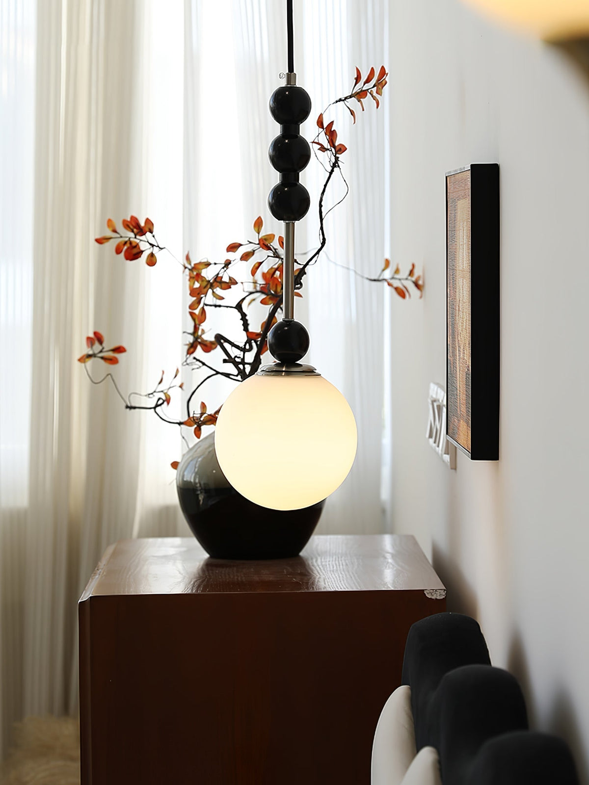 Miraleth lampada a sospensione minimalista in legno