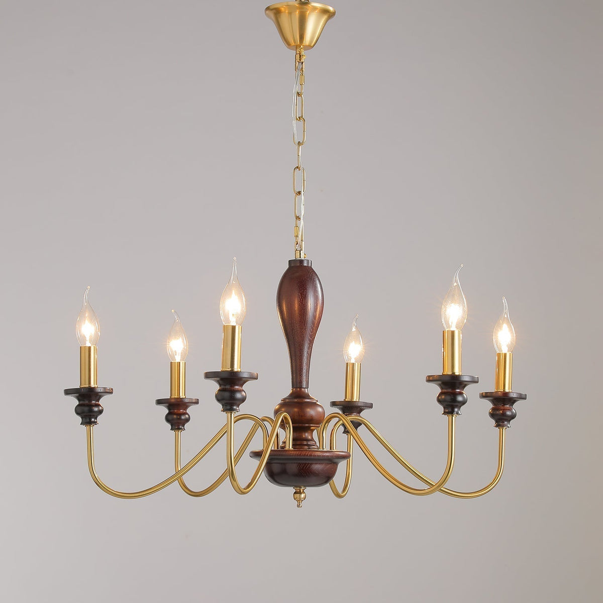 Ilvenan lampadario Eleganza Tradizionale vintage in legno