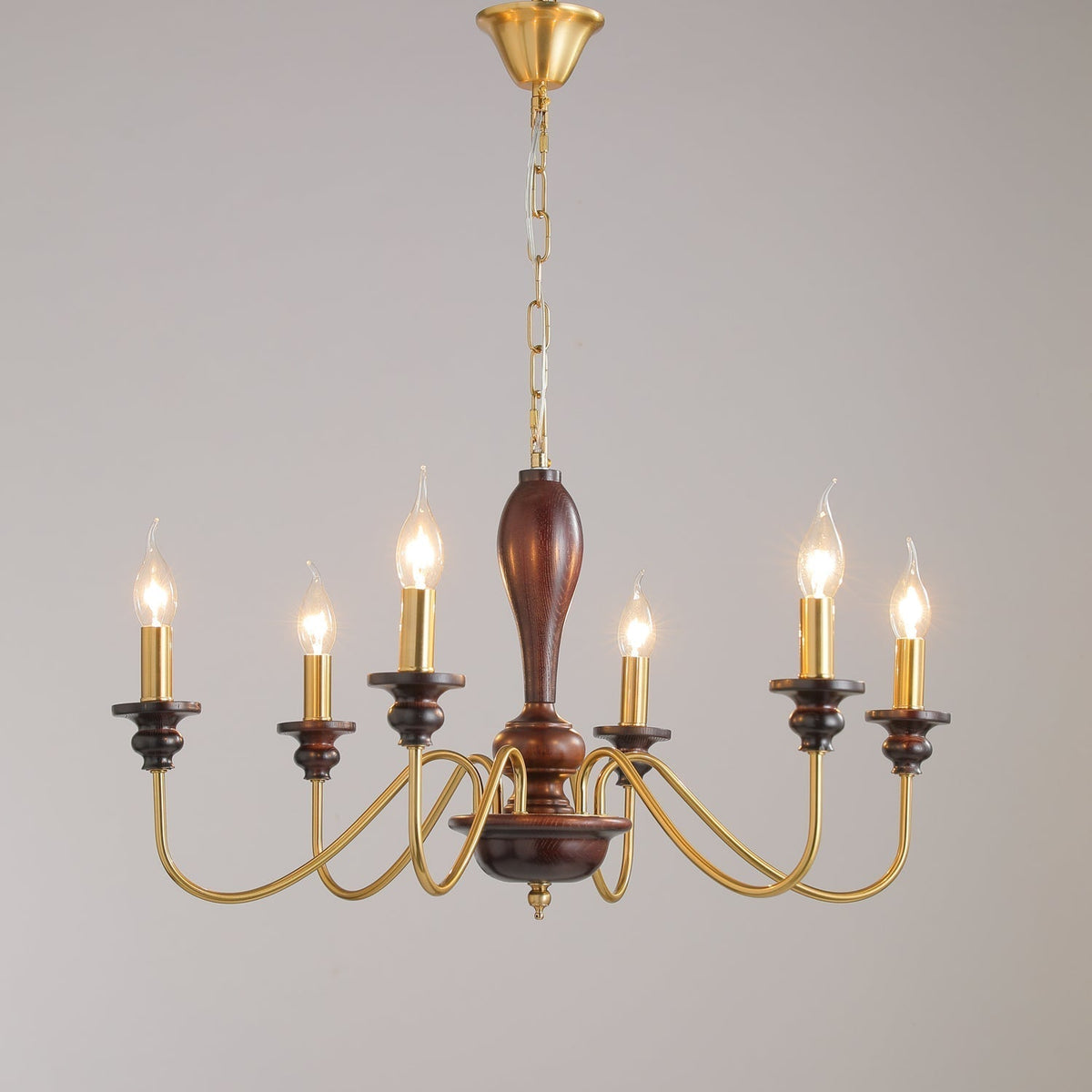 Ilvenan lampadario Eleganza Tradizionale vintage in legno