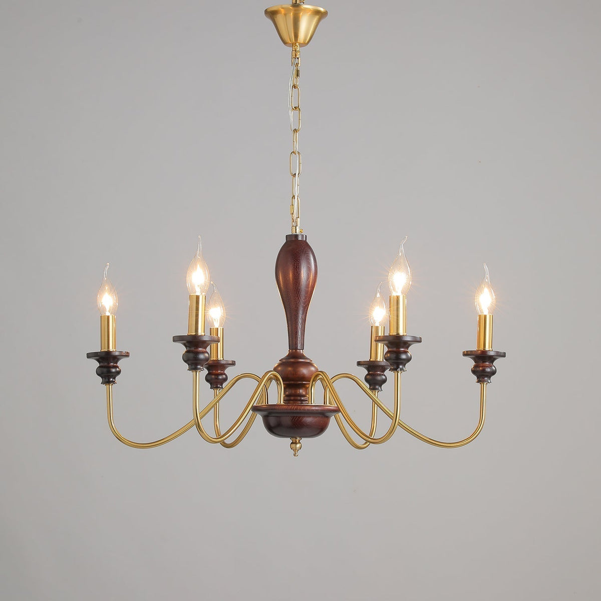 Ilvenan lampadario Eleganza Tradizionale vintage in legno