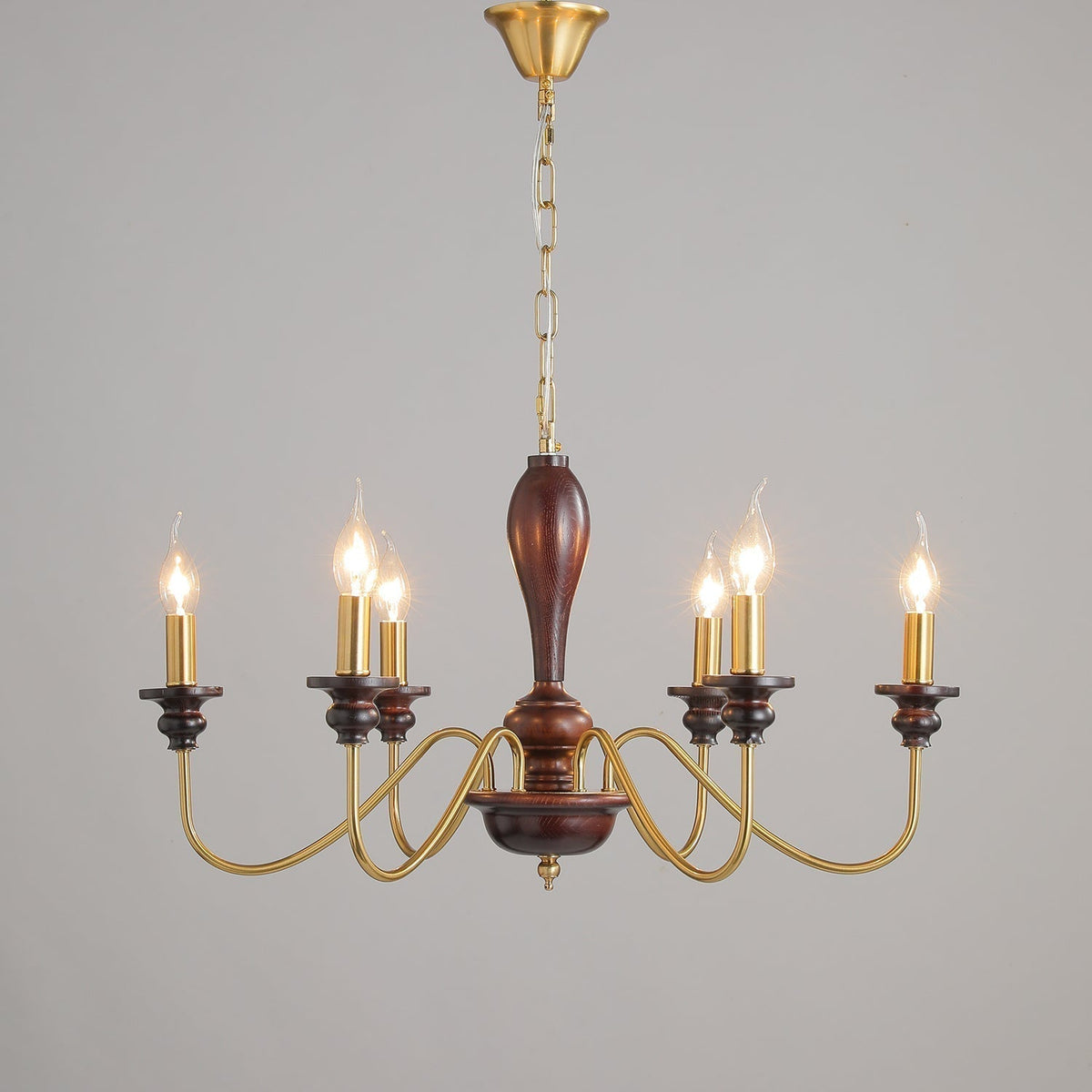 Ilvenan lampadario Eleganza Tradizionale vintage in legno