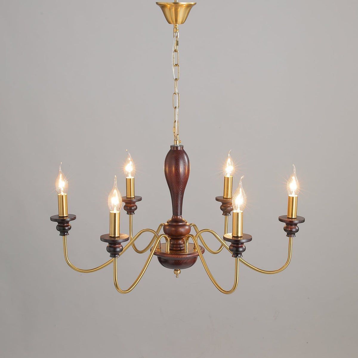Ilvenan lampadario Eleganza Tradizionale vintage in legno