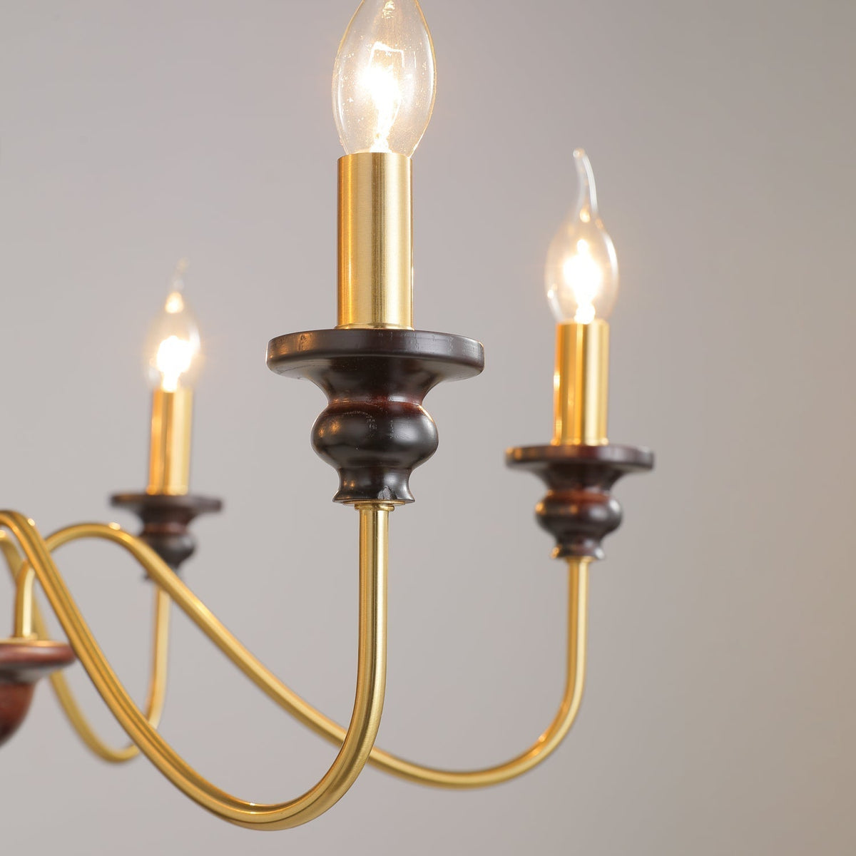 Ilvenan lampadario Eleganza Tradizionale vintage in legno