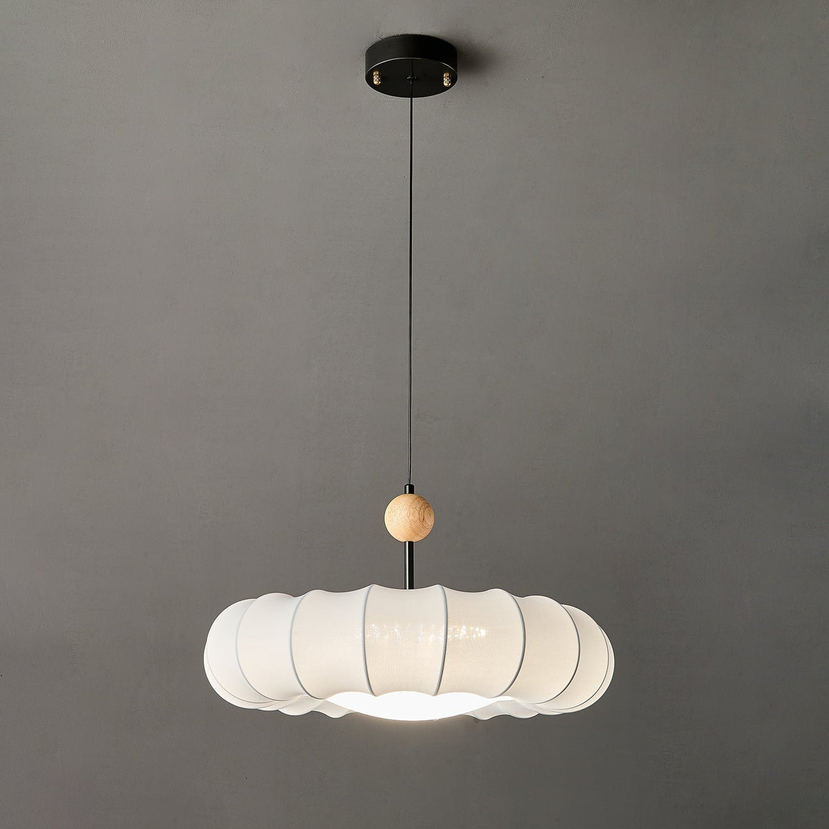 Syliselia lampada a sospensione minimalista in legno