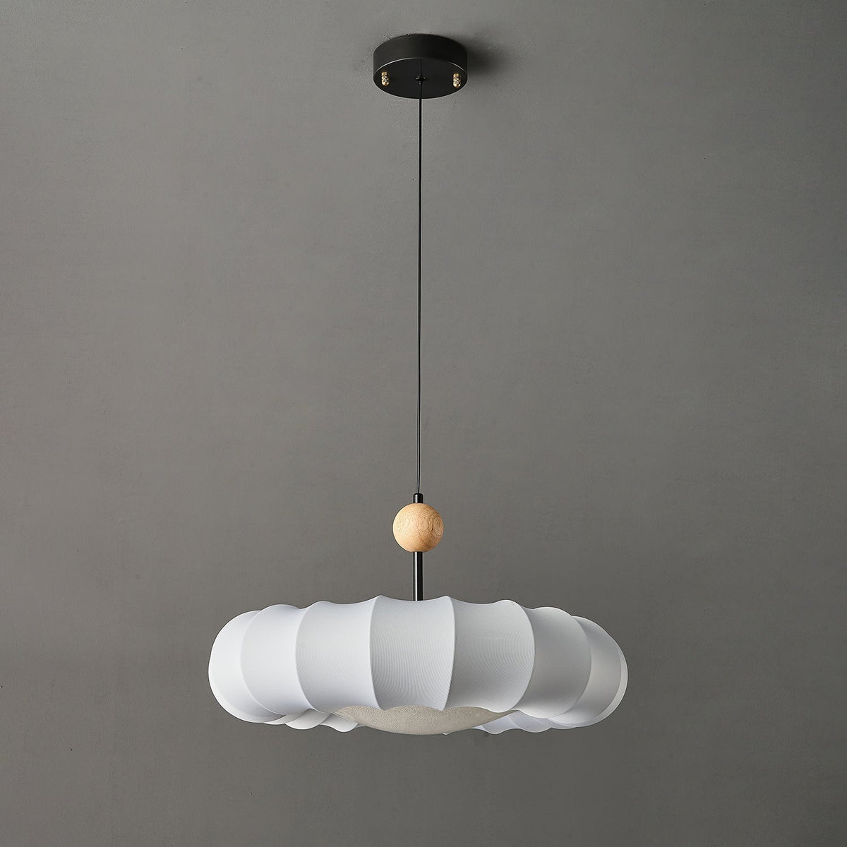 Syliselia lampada a sospensione minimalista in legno
