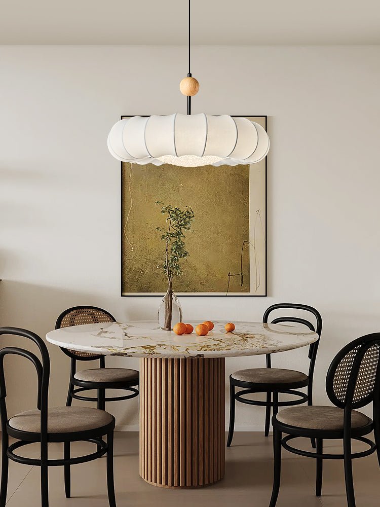 Syliselia lampada a sospensione minimalista in legno