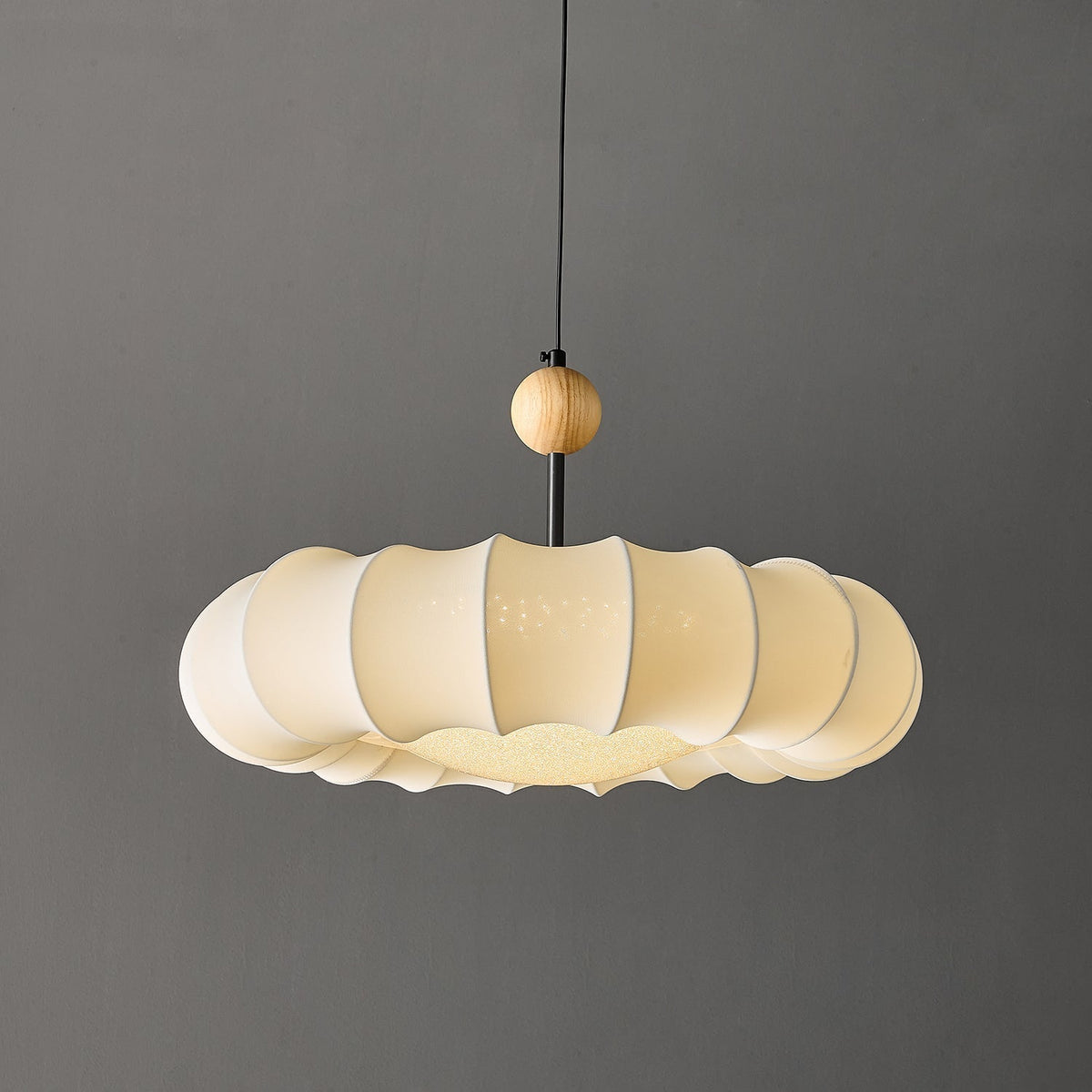 Syliselia lampada a sospensione minimalista in legno