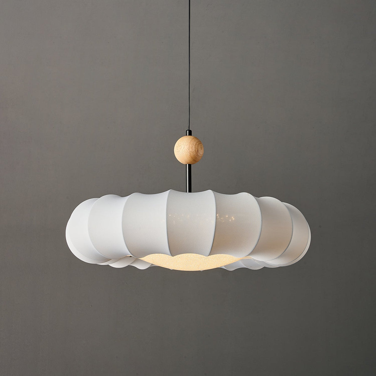Syliselia lampada a sospensione minimalista in legno