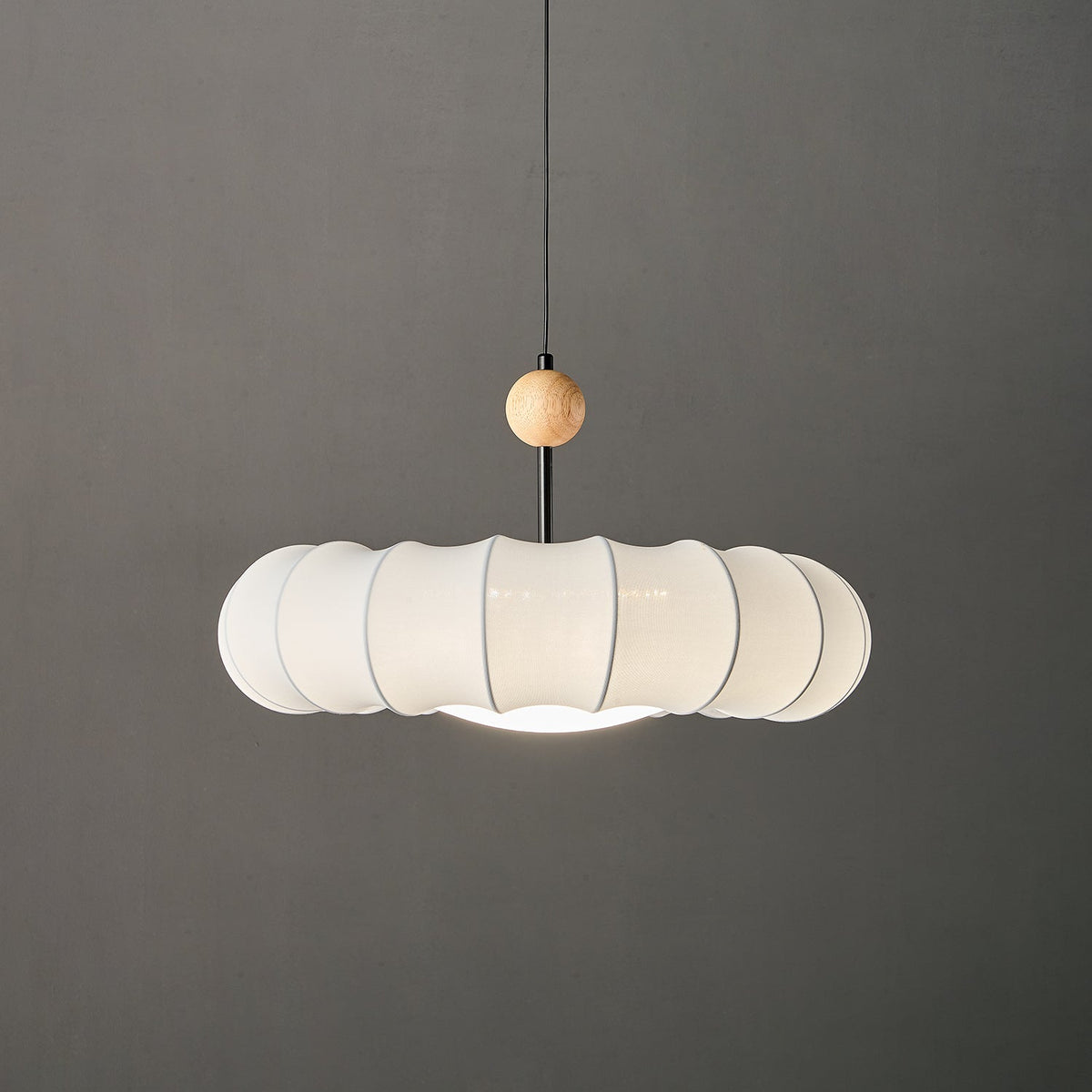 Syliselia lampada a sospensione minimalista in legno