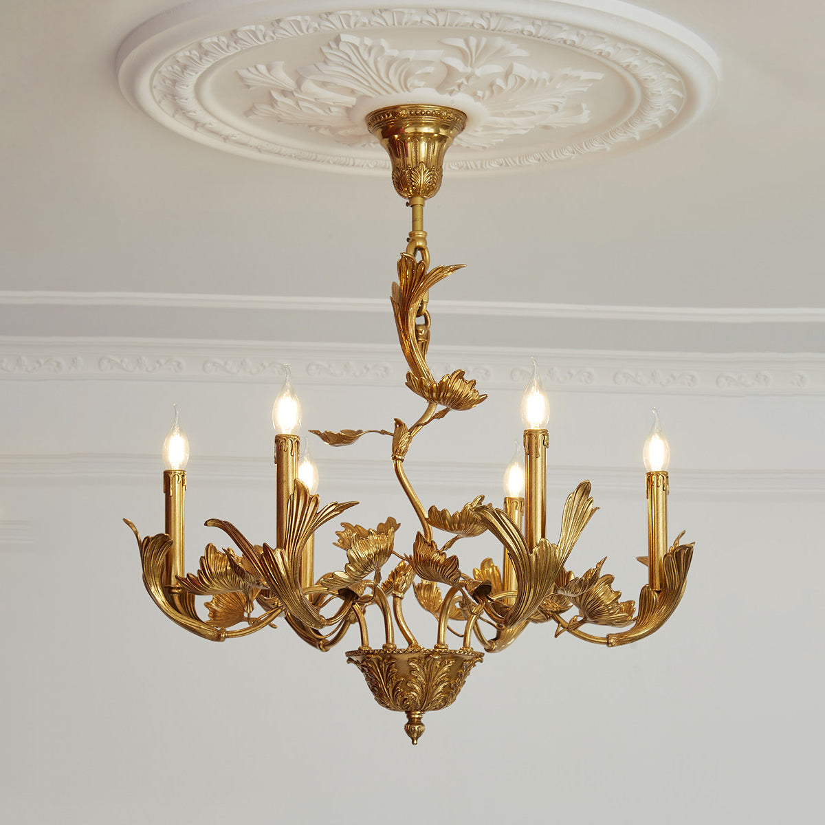 Aurelios lampadario in ottone