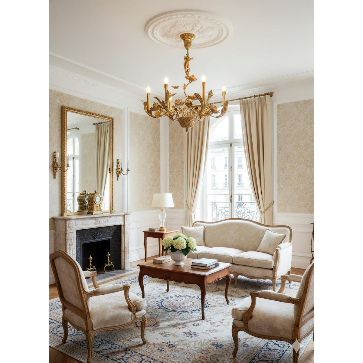 Aurelios lampadario in ottone