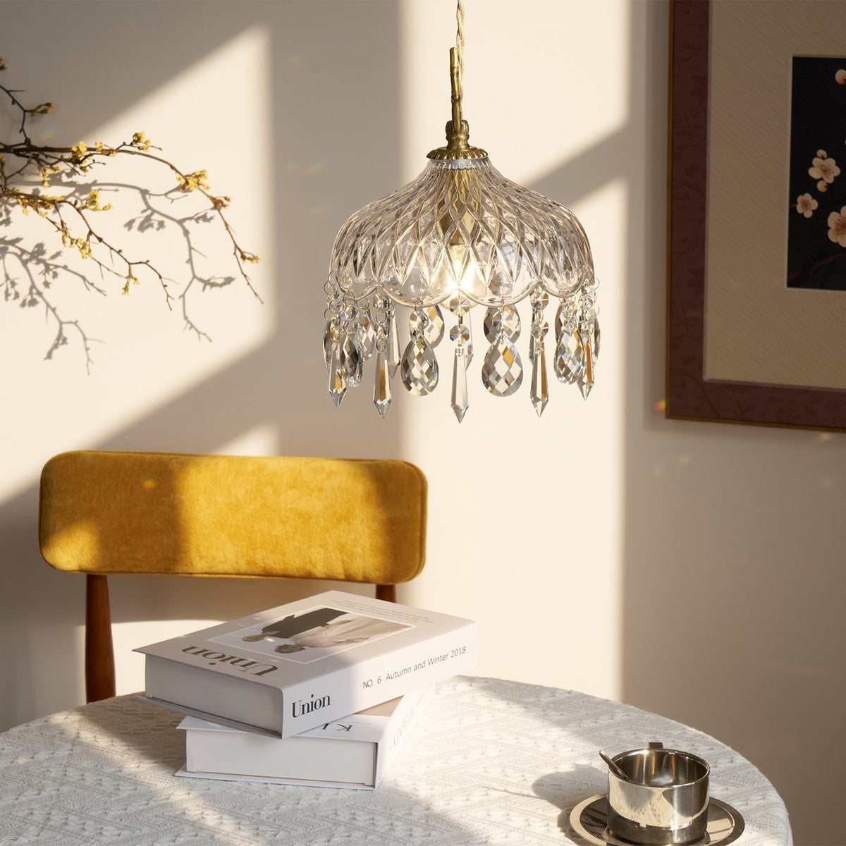 Moka lampada a sospensione Cristallo vintage
