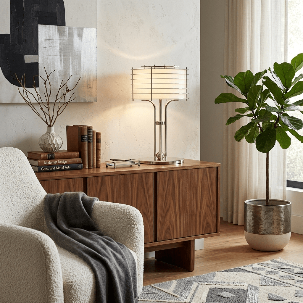Maxence Bravon Linear Cage lampada da tavolo