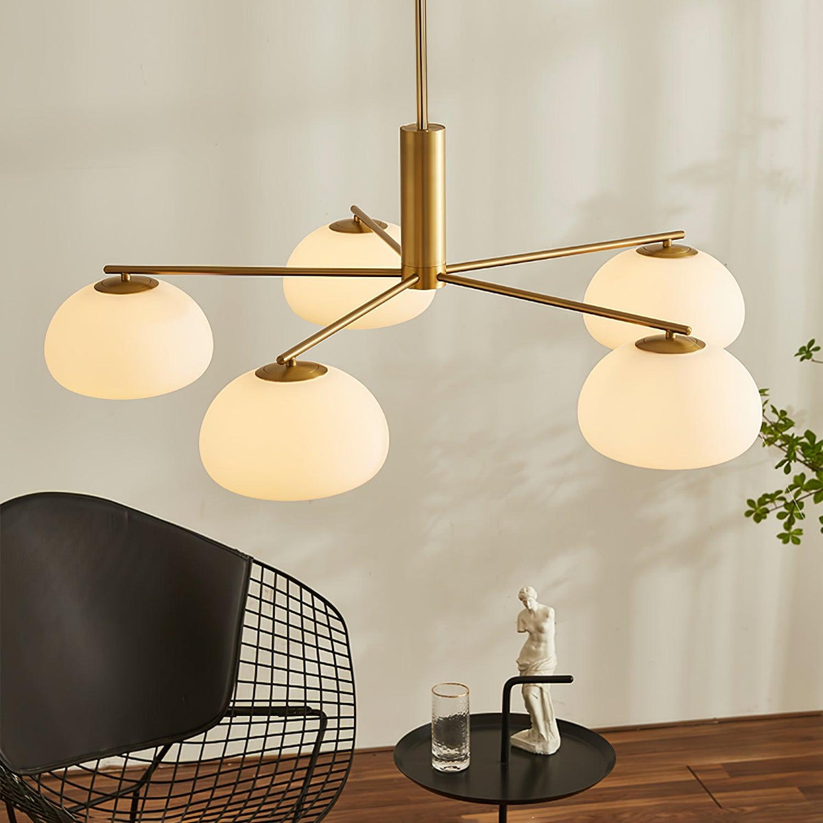 Celeneon lampadario in vetro lusso