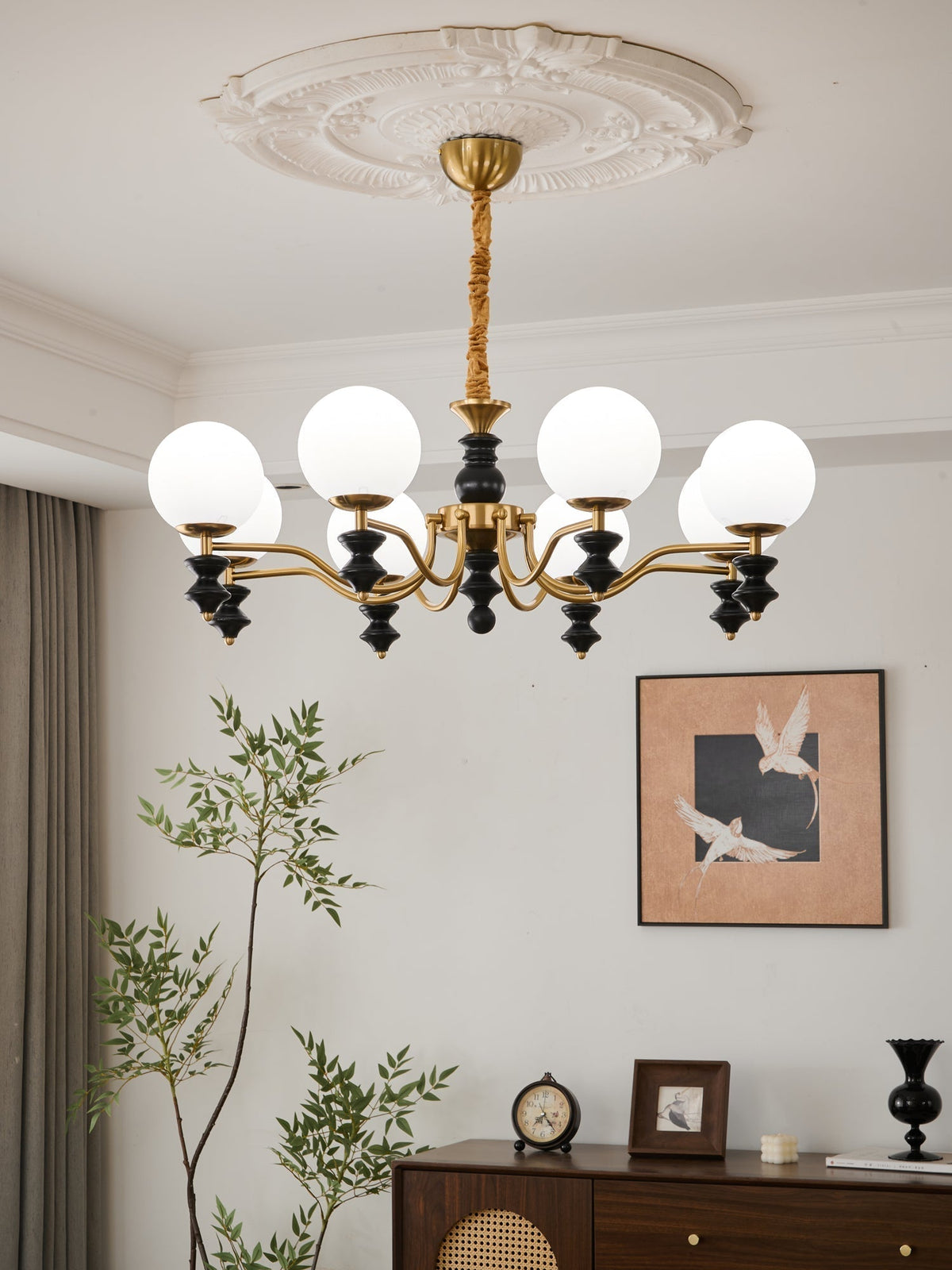 Ordore lampadario in legno Eleganza Tradizionale vintage