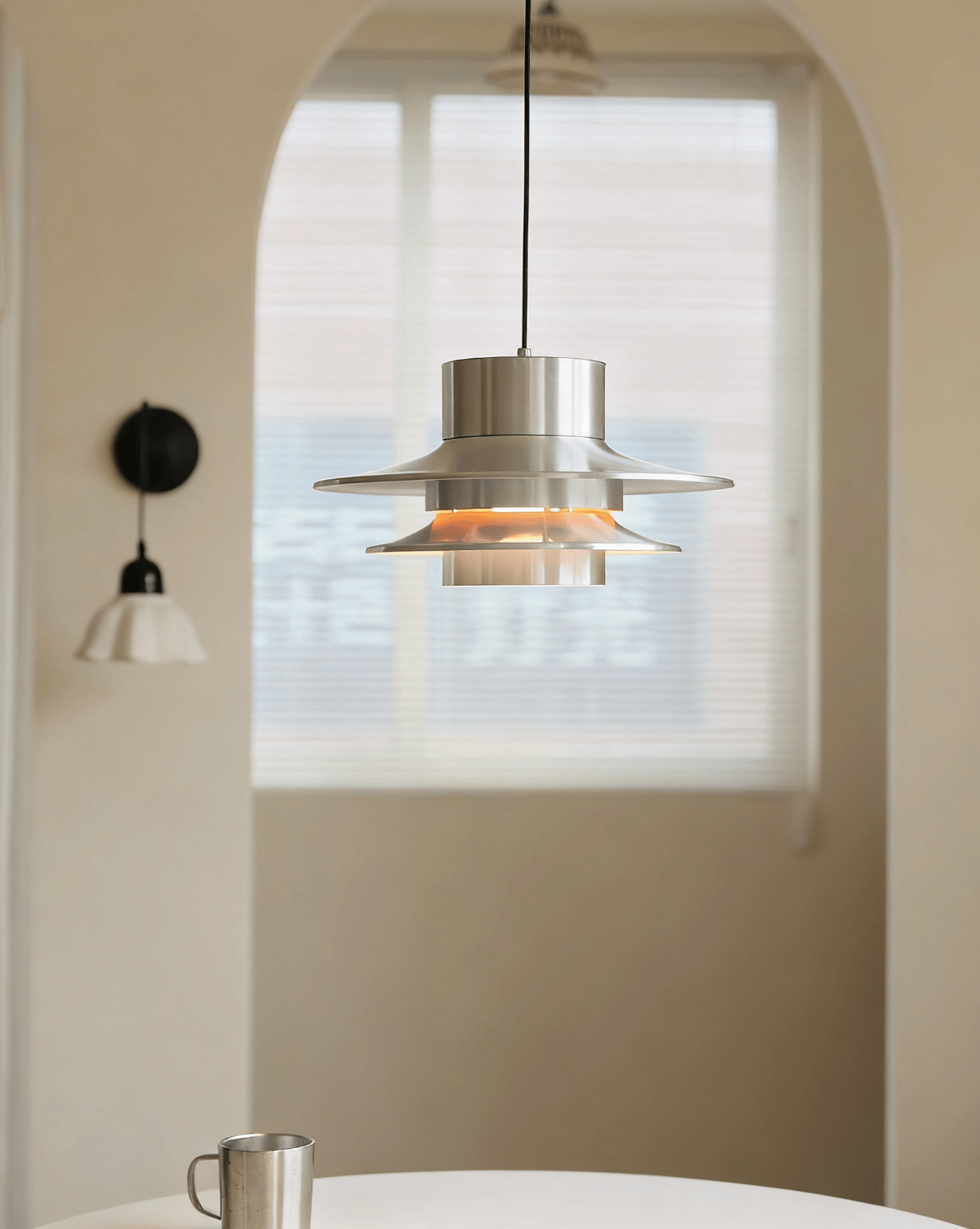 Ulux lampada a sospensione cromo