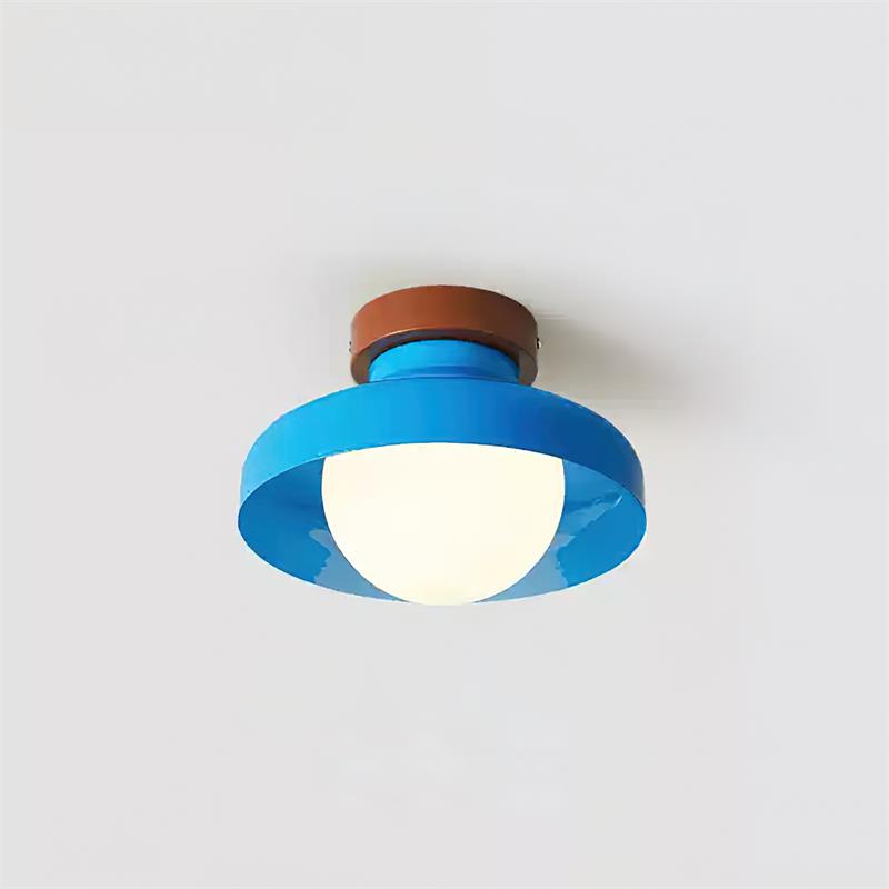Valaneria lampada da soffitto plafoniera in metallo Blu