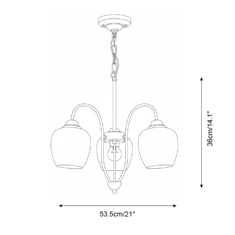 Noruian lampadario Petiole