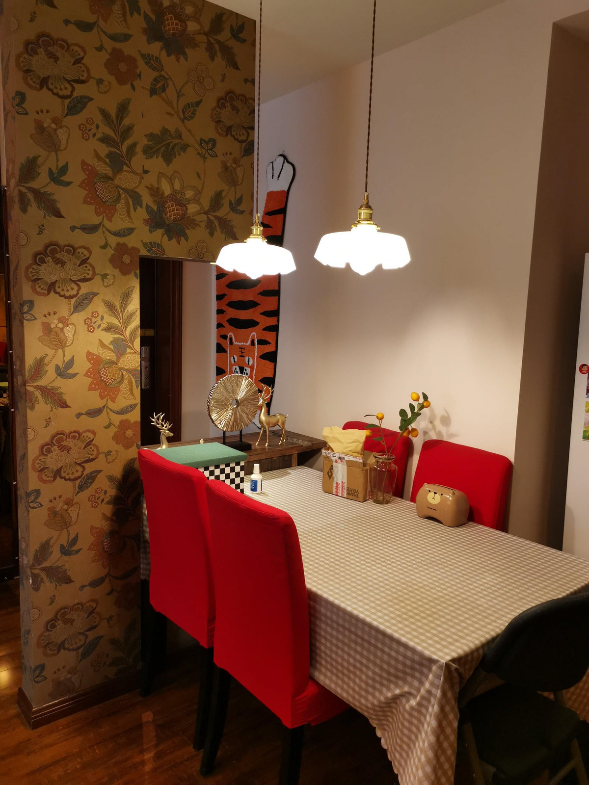 Liorivora lampada a sospensione fiore Francese per sala da pranzo