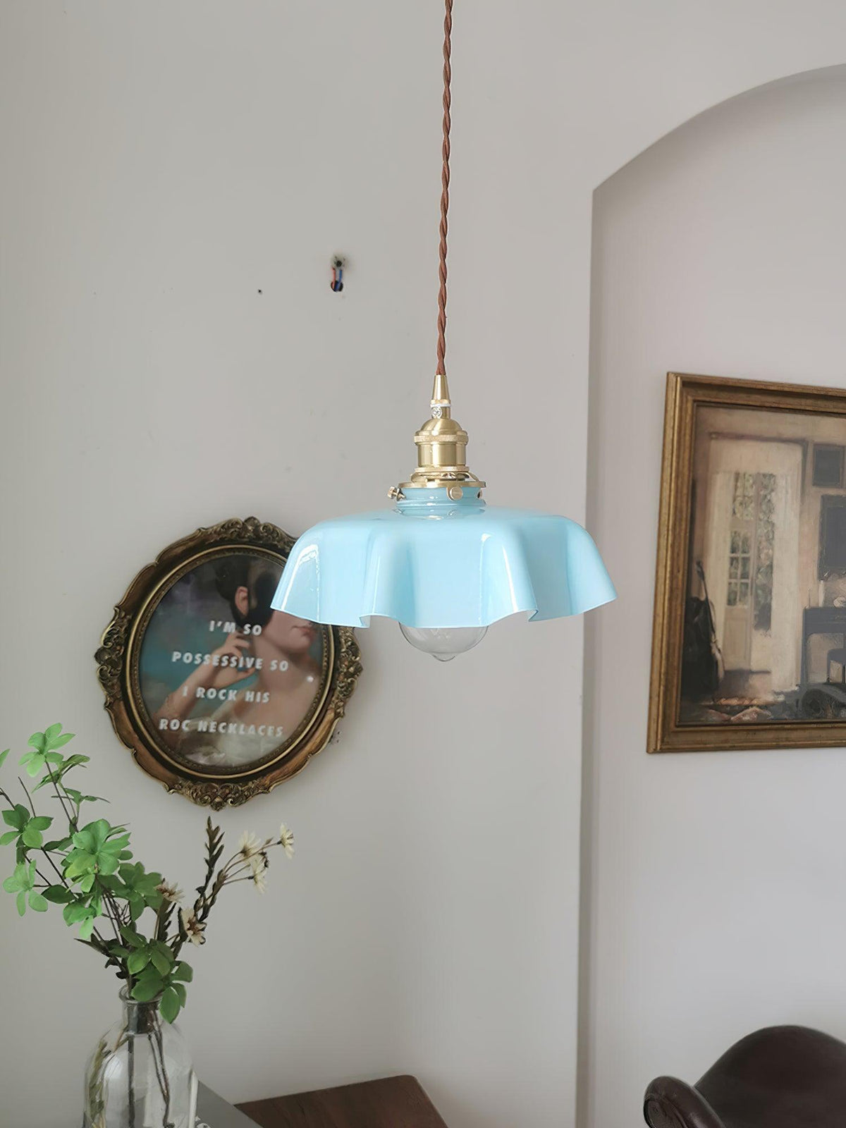 Liorivora lampada a sospensione fiore Francese per sala da pranzo
