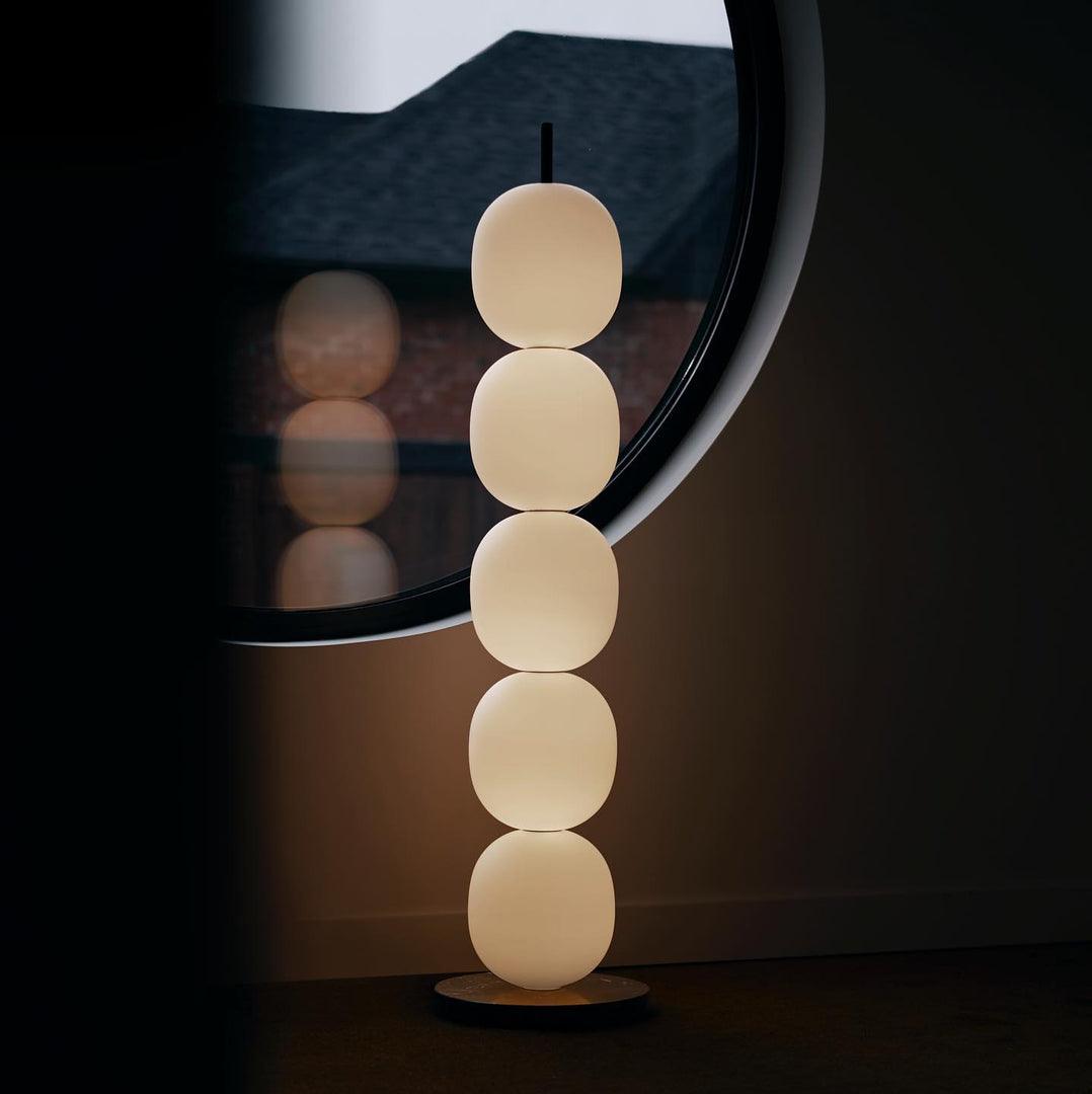 Ceni lampada da terra minimalista in marmo
