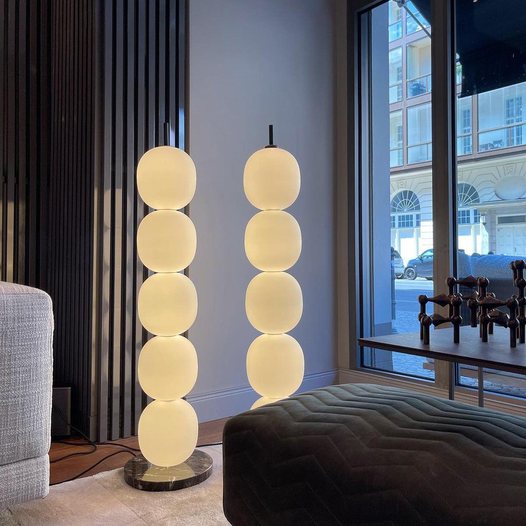 Ceni lampada da terra minimalista in marmo