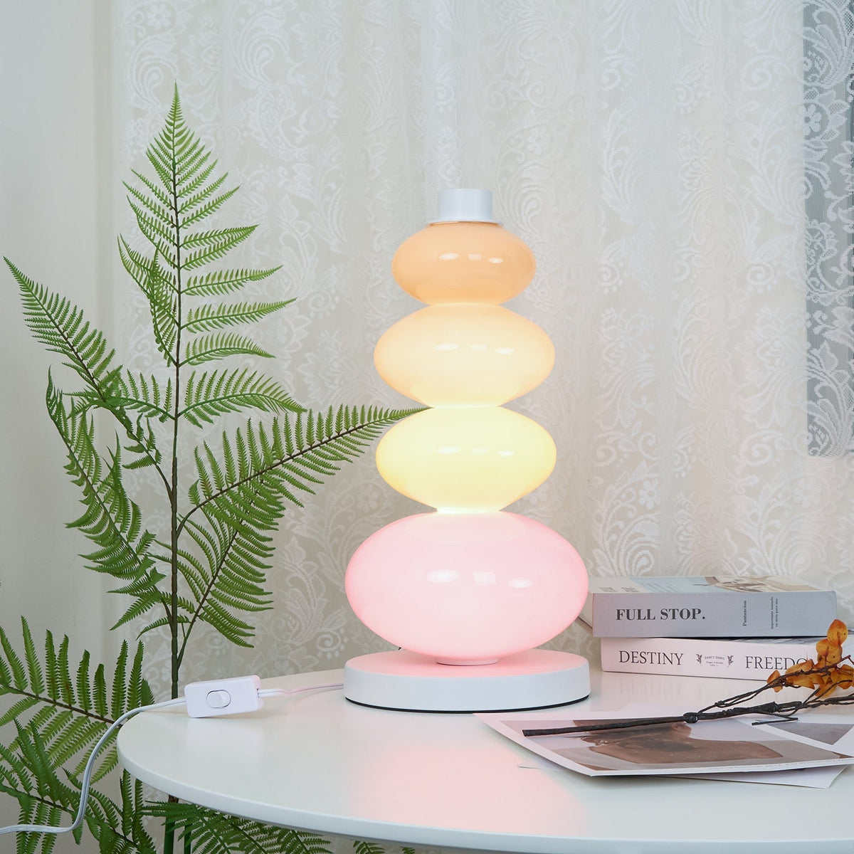 Nimbx lampada da tavolo in marmo artistico