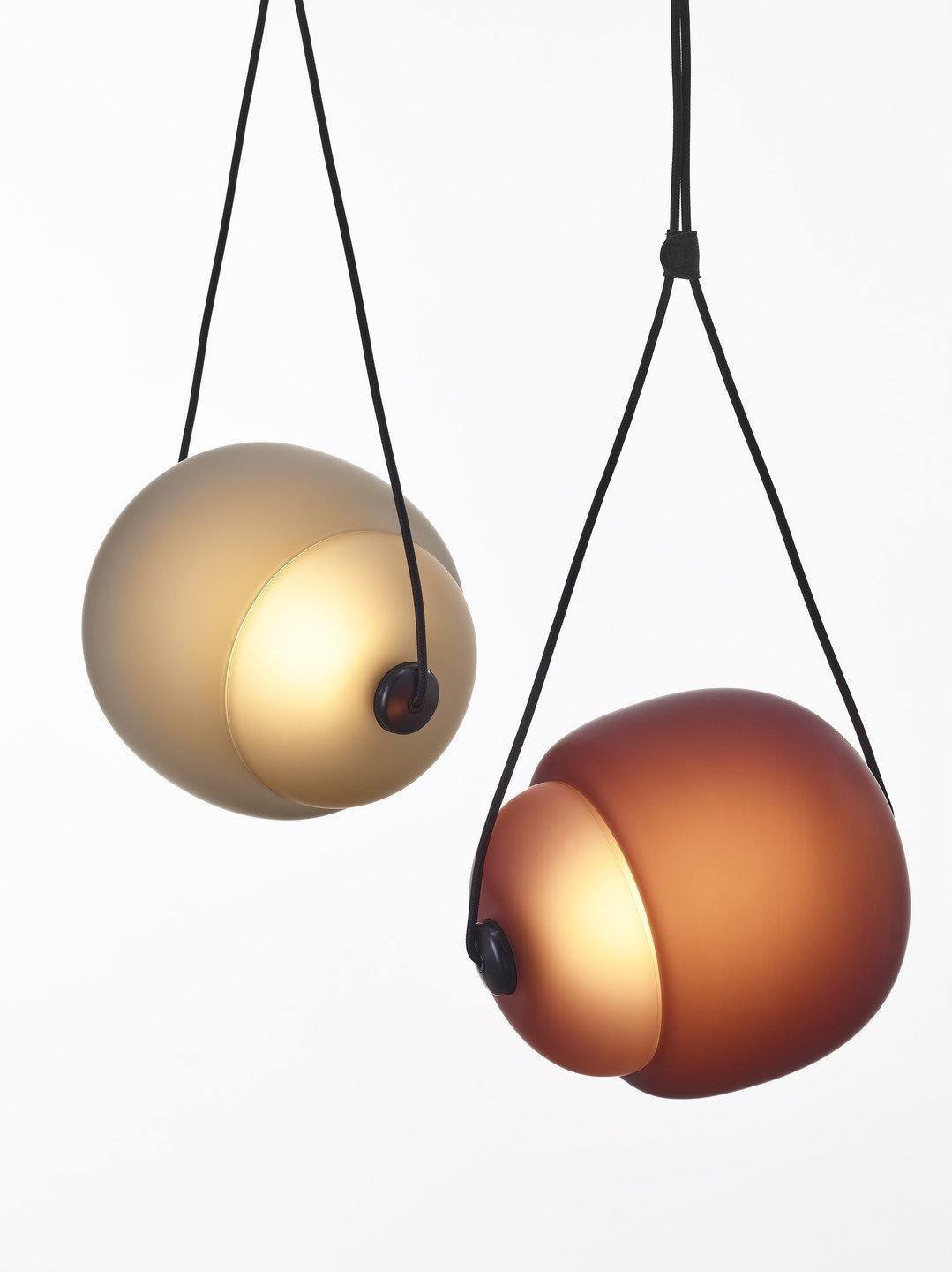 Ovexa lampada a sospensione contemporanea in vetro