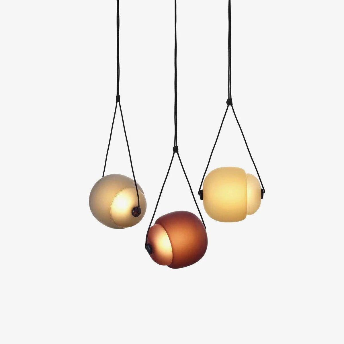 Ovexa lampada a sospensione contemporanea in vetro