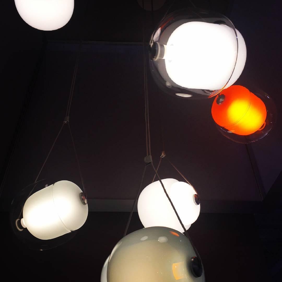Ovexa lampada a sospensione contemporanea in vetro