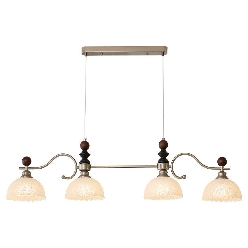 Ivvinisra Elegance vintage Island lampada a sospensione in legno