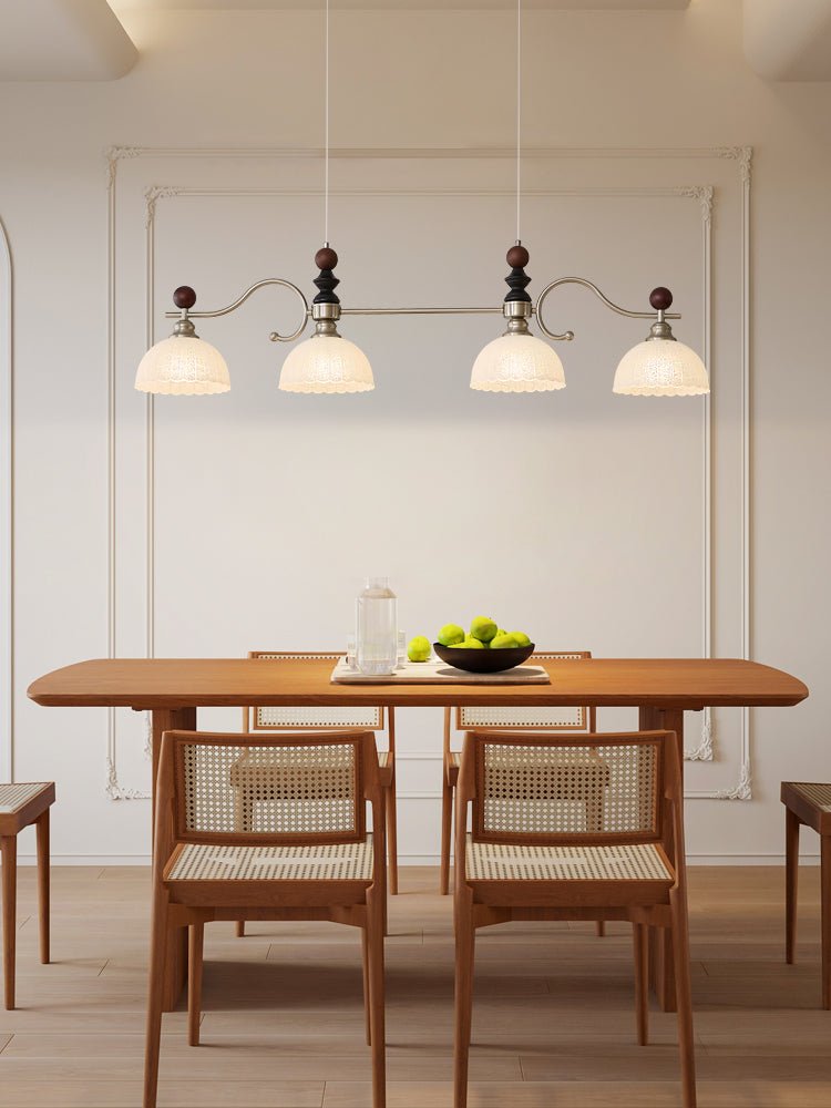 Ivvinisra Elegance vintage Island lampada a sospensione in legno
