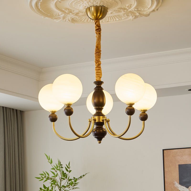Syvineth lampadario Premium Nordic Orbital in legno