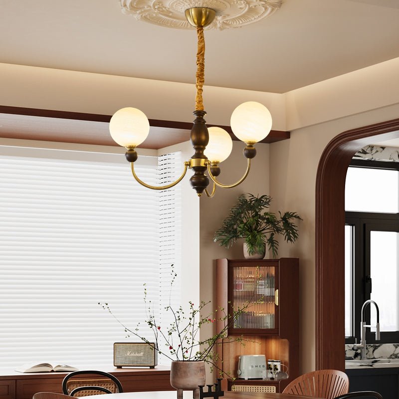 Syvineth lampadario Premium Nordic Orbital in legno