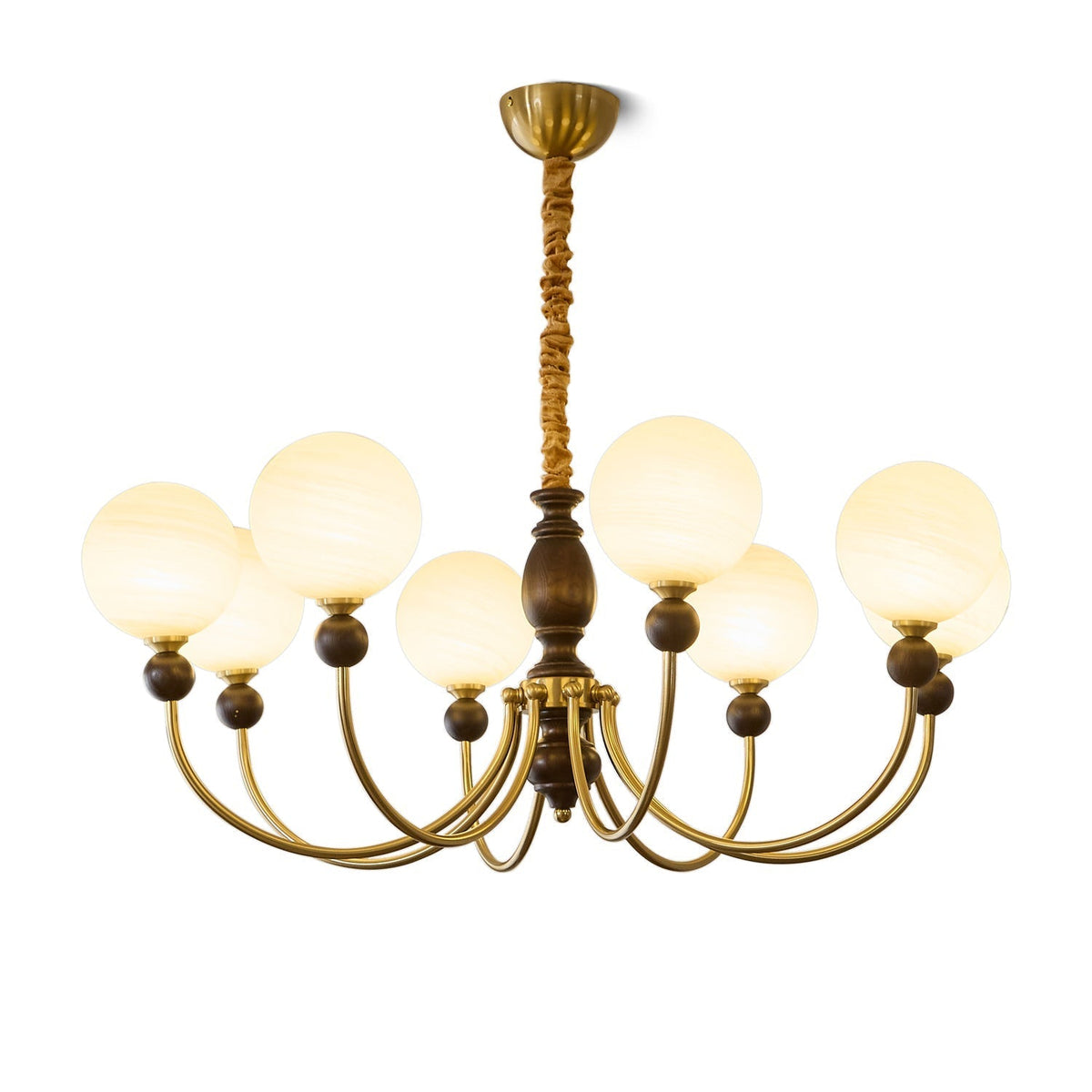 Syvineth lampadario Premium Nordic Orbital in legno