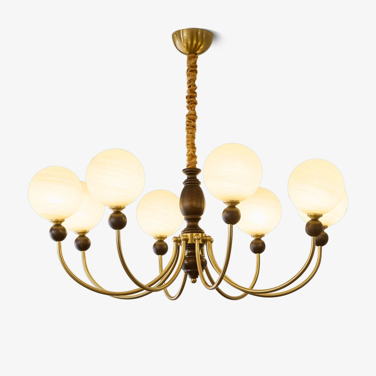 Syvineth lampadario Premium Nordic Orbital in legno