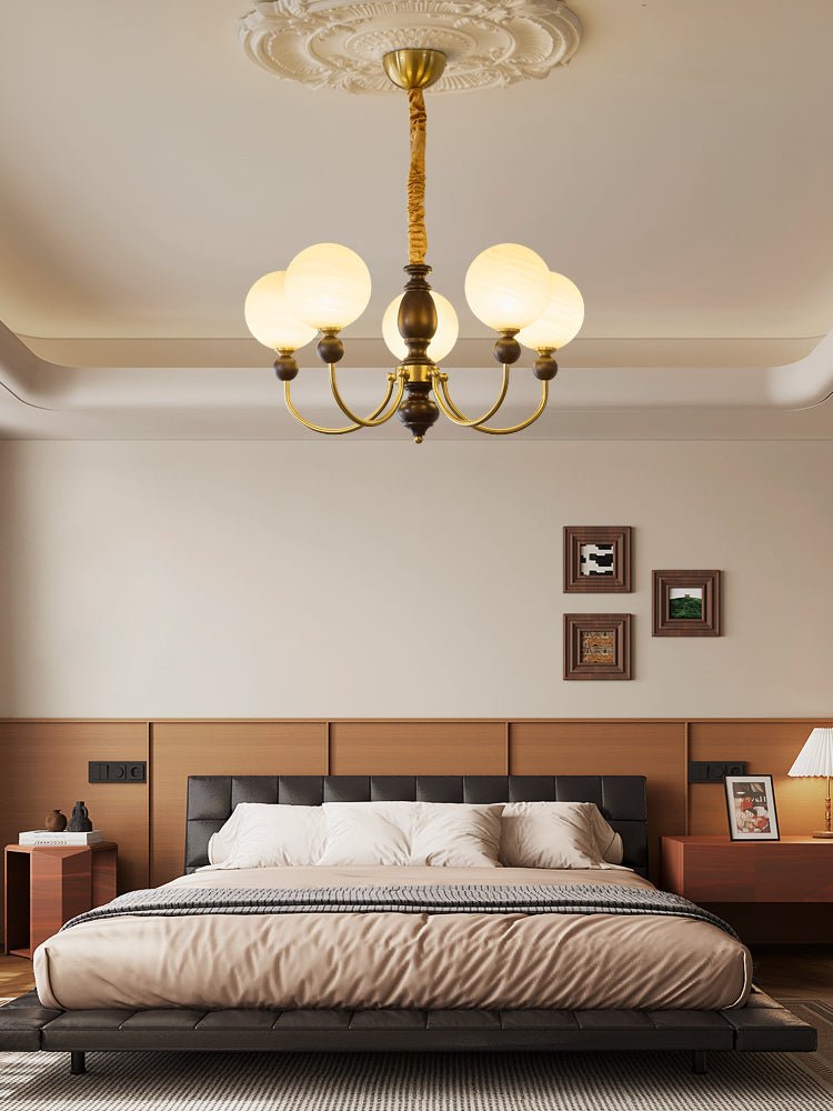 Syvineth lampadario Premium Nordic Orbital in legno