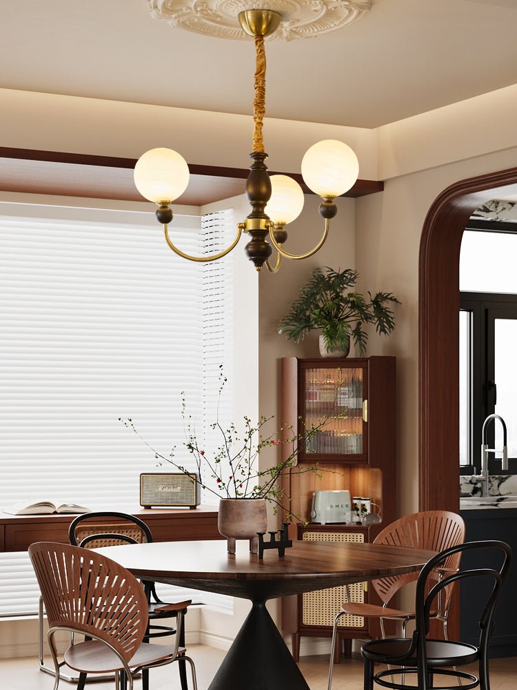 Syvineth lampadario Premium Nordic Orbital in legno
