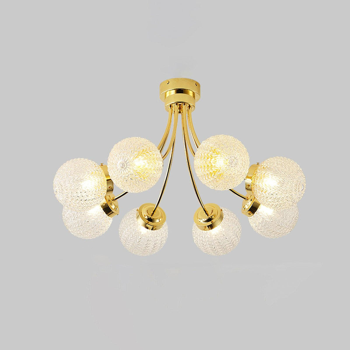 Quve lampada da soffitto in vetro