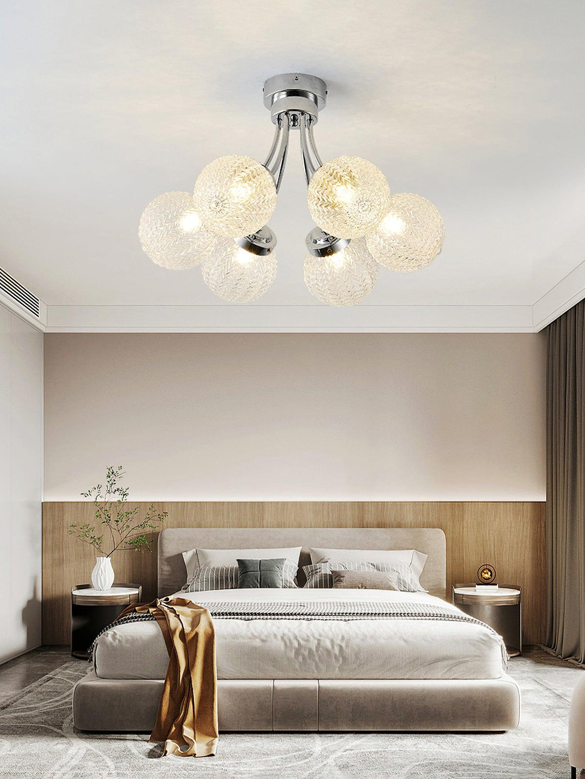 Quve lampada da soffitto in vetro