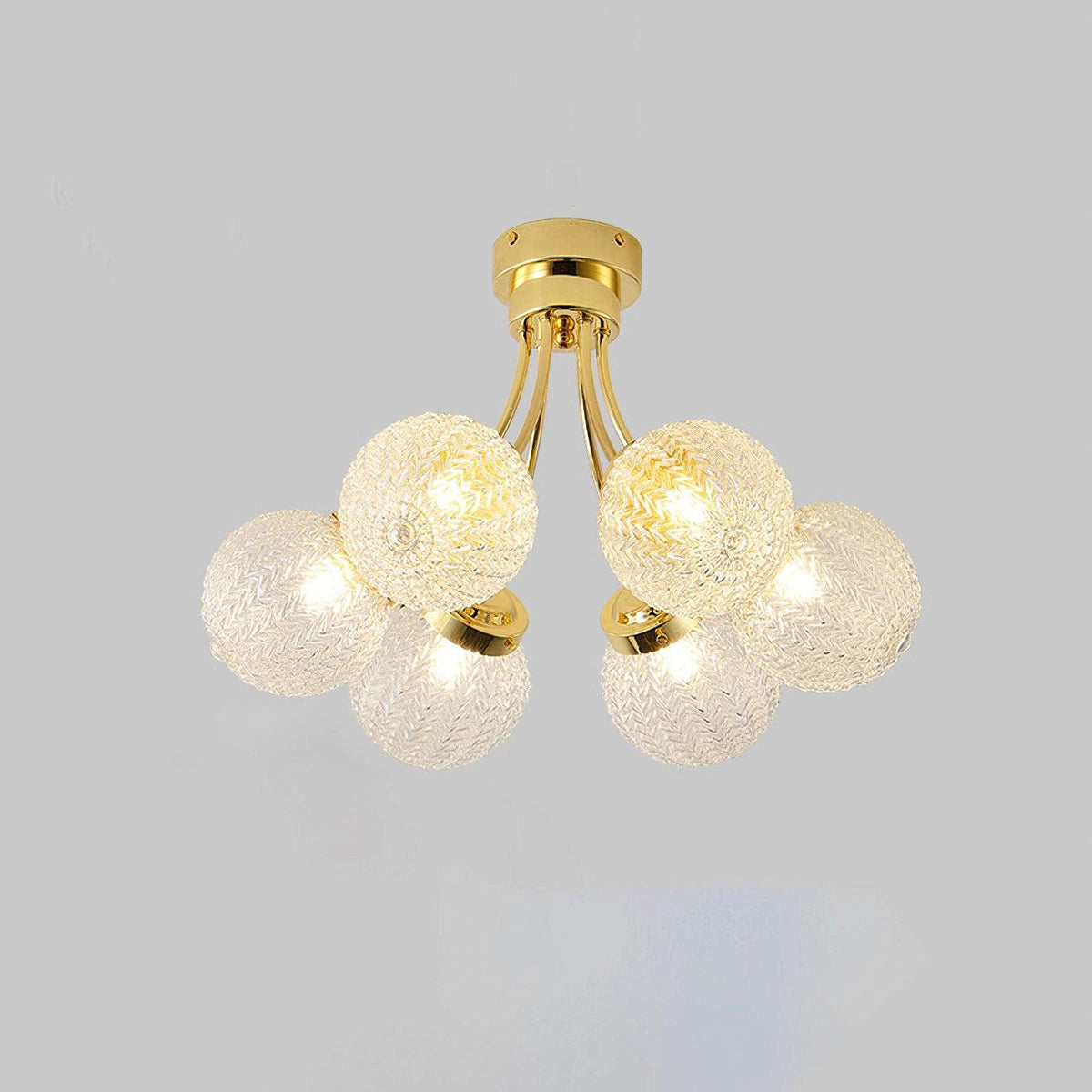 Quve lampada da soffitto in vetro