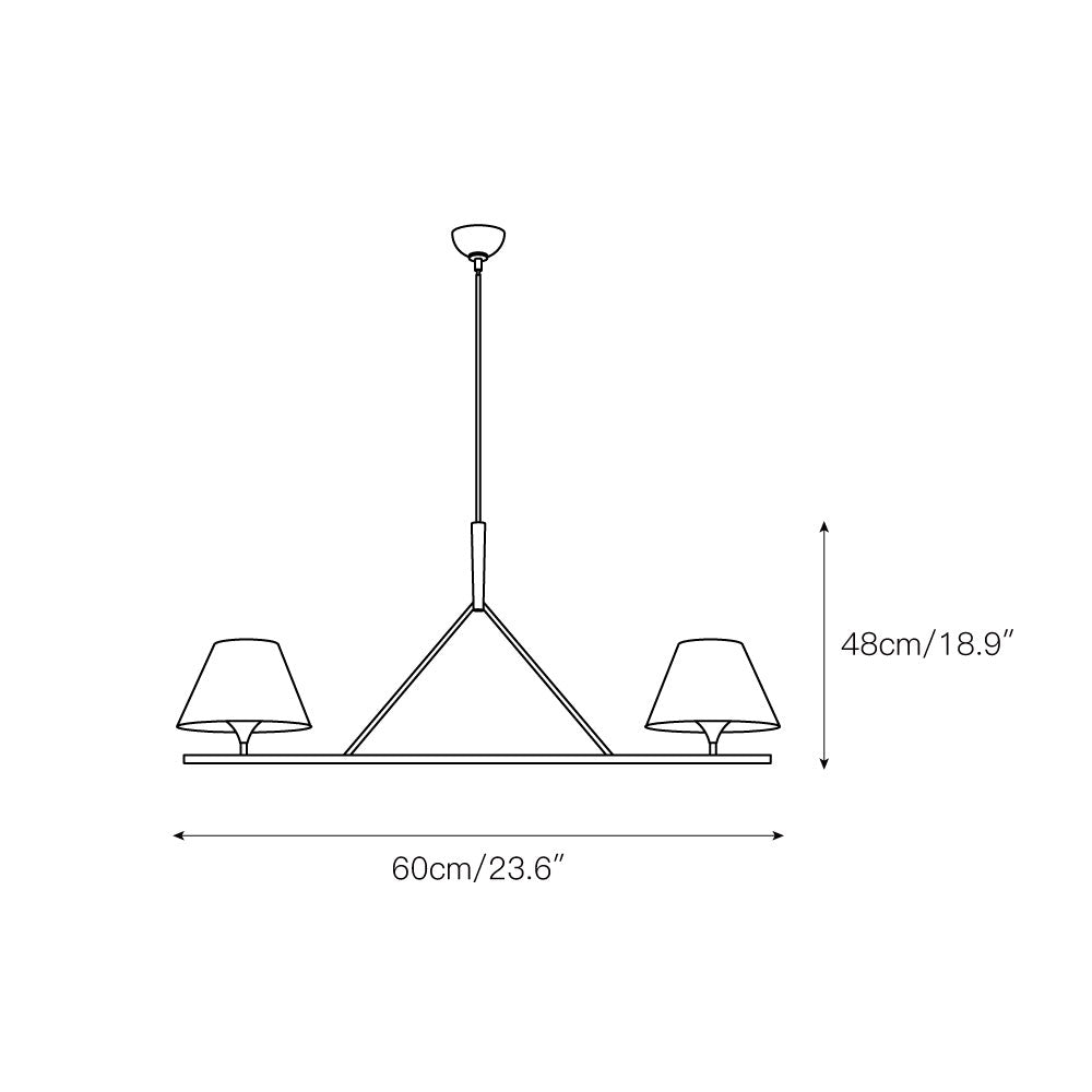 Opal lampadario