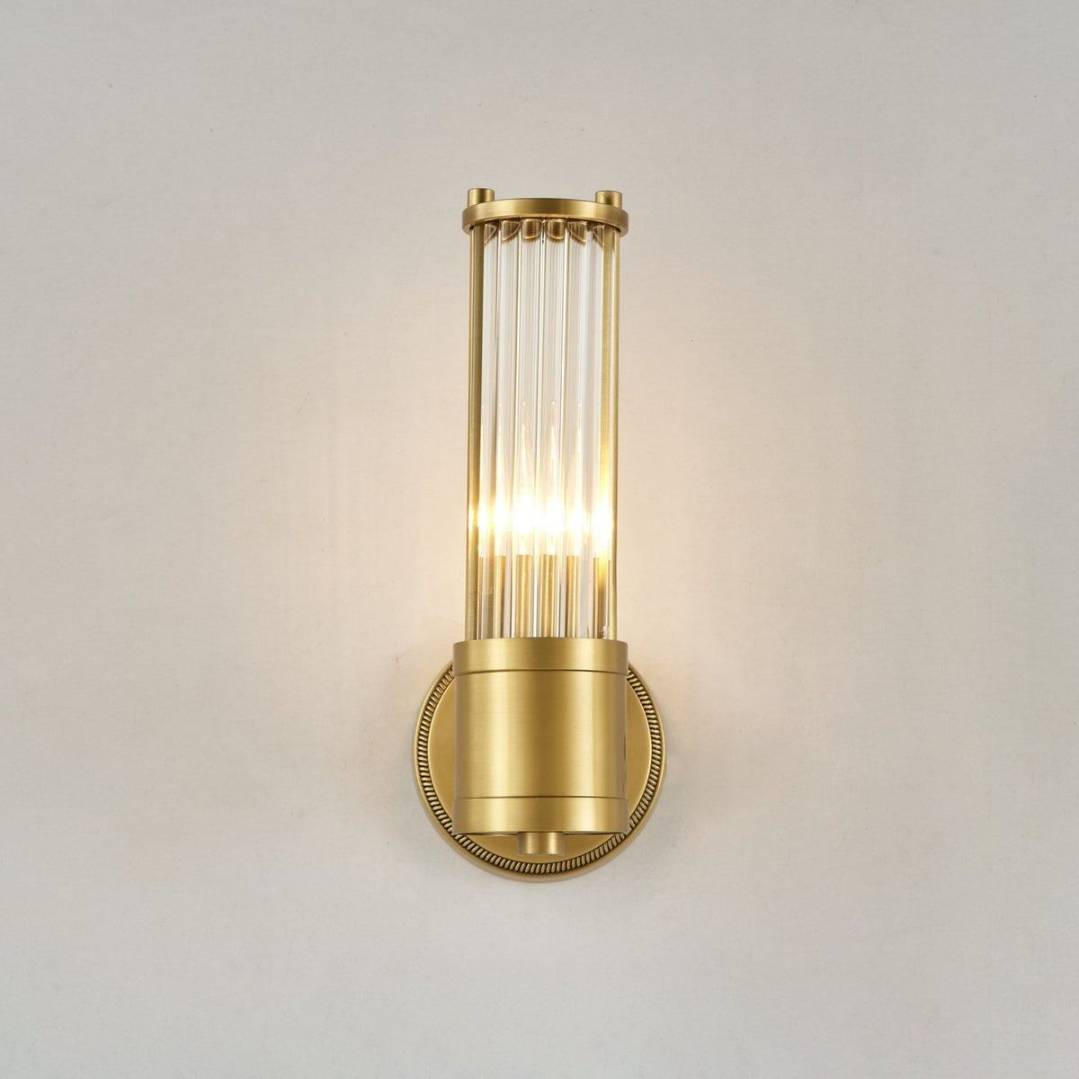 Vevenisra lampada da parete in vetro Art Nordico Cilindrica